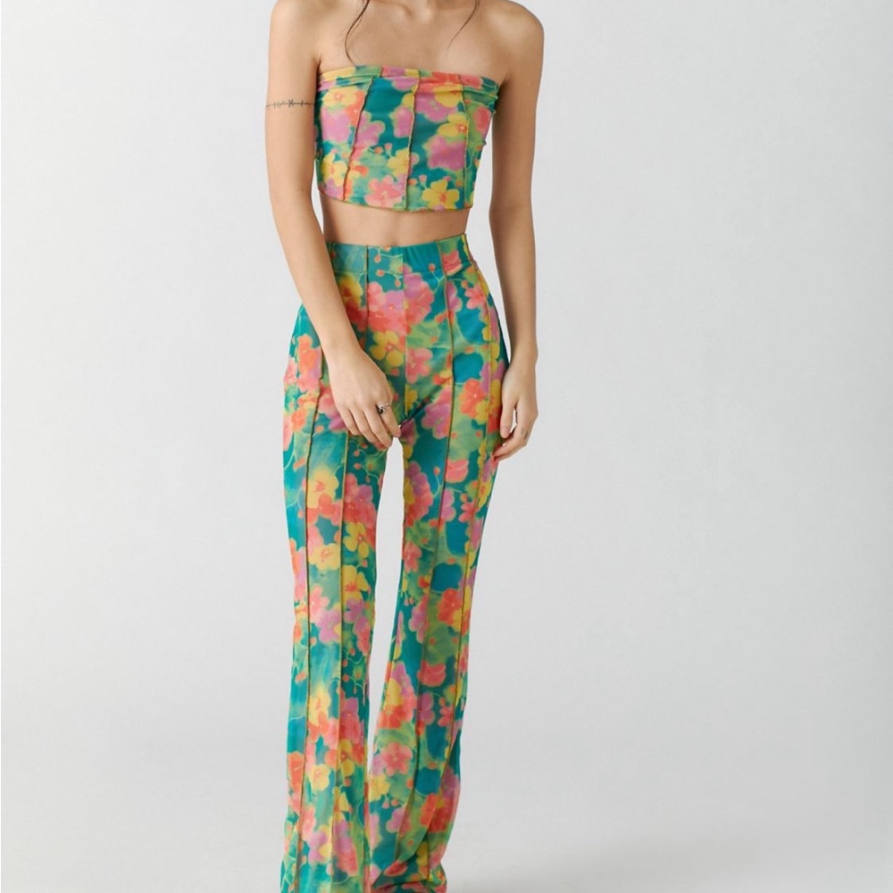 NWT UO Mesh Top & Pants Set